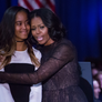 Michelle Obama e a filha mais velha, Malia Foto: Cheriss May/NurPhoto