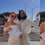 Casamento de Rachel e Guilherme nos Estados Unidos Foto: Reprodução/rachelleidig/Instagram