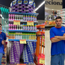 Repositor de supermercado viraliza ao transformar organização de prateleiras em arte Foto: Reprodução/moises_repositor/TikTok