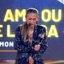 Simone Mendes ganhou o prêmio de Música do Ano por 'Me ama ou me larga', no 'Domingão com Huck'. Foto: Reprodução/TV Globo / Purepeople