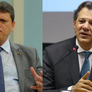 Tarcísio de Freitas (Republicanos) lidera as intenções de voto para o governo do Estado tanto no primeiro quanto no segundo turno Foto: Montagem: Marcello Casal Jr. e Valter Campanato/Agência Brasil