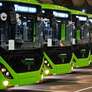 Ônibus elétricos estacionados em São Paulo Foto: reprodução/mobilitas / Flipar