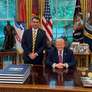 O senador Flávio Bolsonaro (PL-RJ) e o presidente dos Estados Unidos, Donald Trump Foto: Reprodução/Instagram