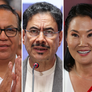 Os esquerdistas Sanchéz e Cepeda (esq.) ficaram em segundo no 1º turno no Peru e na Colômbia e terão Keiko Fujimori e De La Espriella (dir.), respectivamente, como adversários Foto: Reuters e EPA / BBC News Brasil