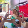 Virginia ao lado de Lucas Guedez em quadro no Domingão Foto: Reprodução/Globo