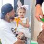 Filha de Neymar, Helena ganhaou festa de aniversário da mãe e homenagem do pai Foto: Reprodução/Redes sociais