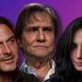 Roberto Carlos acabou no meio da disputa entre seu agora ex-empresário, Léo Esteves, e Fernanda Esteves, viúva de seu amigo Erasmo Carlos Foto: Fotomontagem: Sala de TV (Fotos: Reprodução/YouTube, Reprodução/@robertocarlosoficial e Reprodução/@fernandaestevesbr)