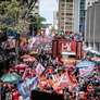 Caminhada de Lula e Haddad na Rua Augusta. Foto: Taba Benedicto/Estadao / Estadão