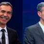 Tralli no 1º turno e no 2º: a internet não perdoou a diferença de humor Foto: Reproduções