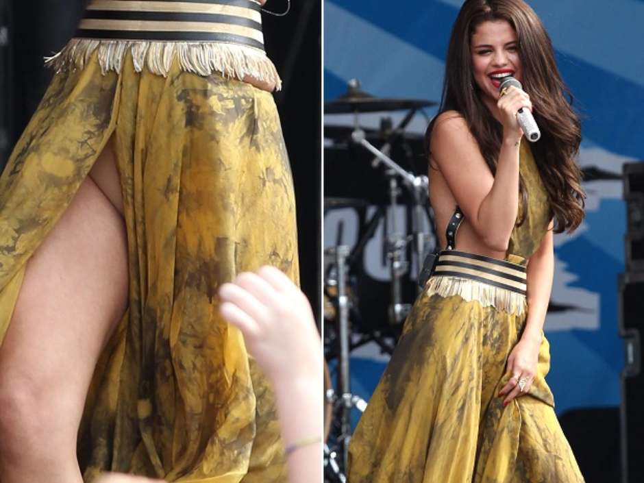 Selena Gomez No Underwear