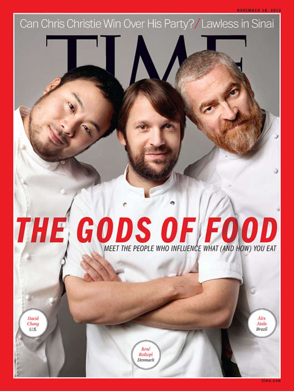 Alex Atala é chamado de "deus da comida" na capa da 'Time'