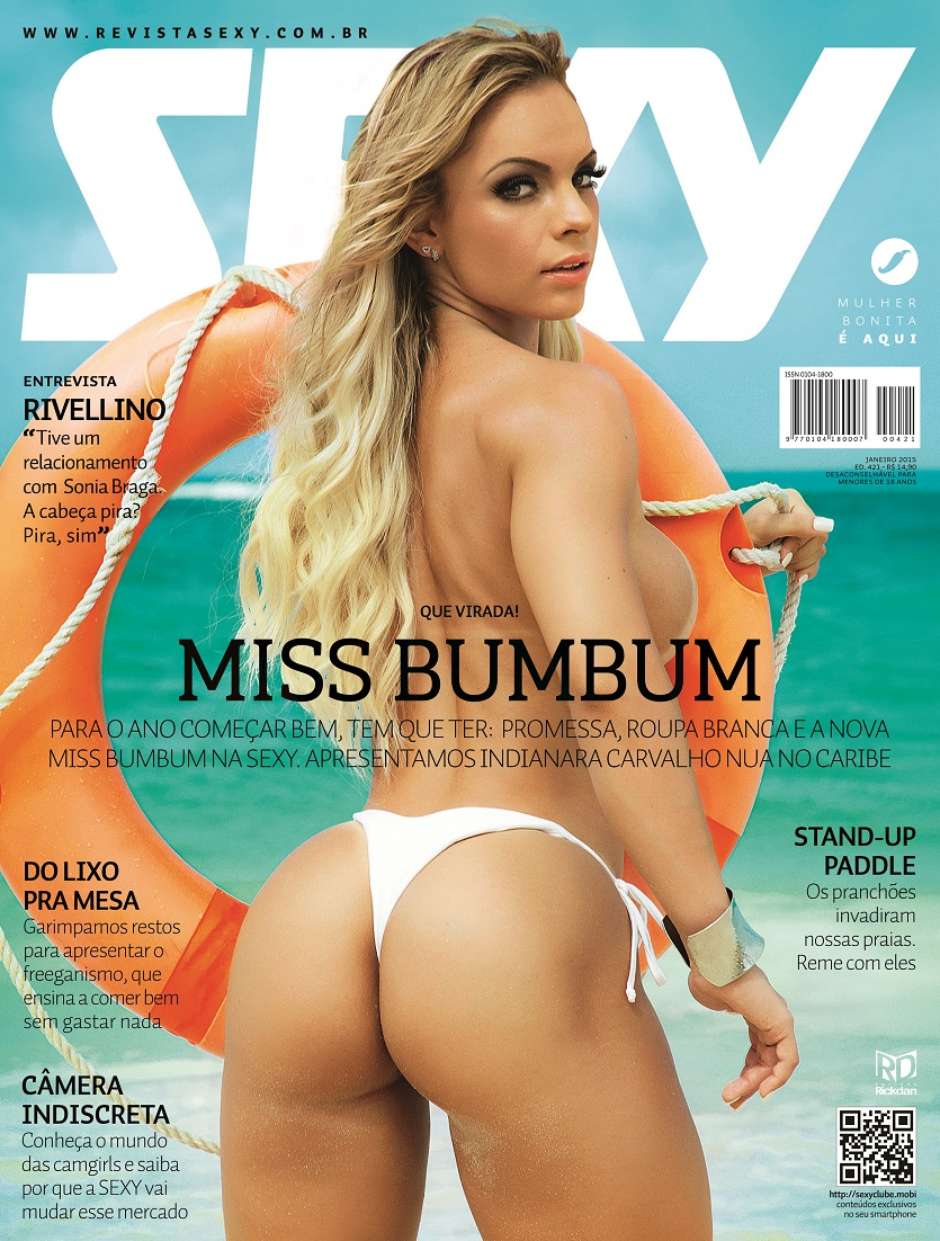 Miss Bumbum 2015 tira a roupa em ensaio picante para revista