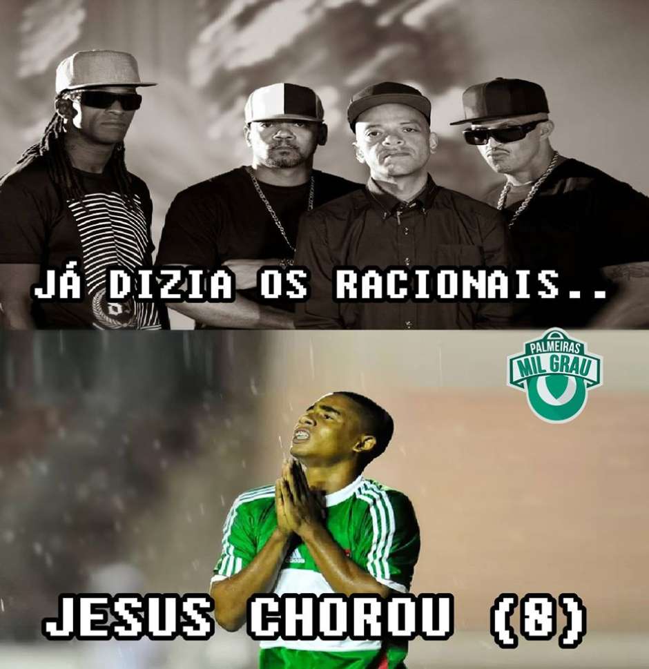 Jesus chorou: os memes das quedas de Palmeiras e São Paulo