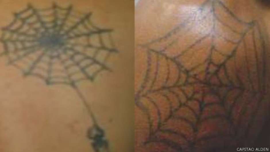 Qual é o significado da tatuagem da aranha no pescoço