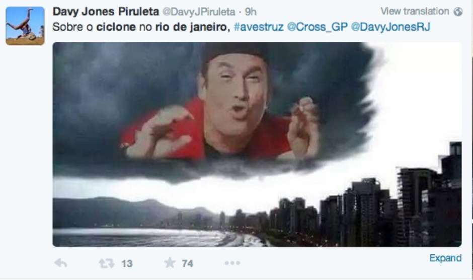 G1 - Memes ironizam previsão de temporal no Rio nesta quinta-feira