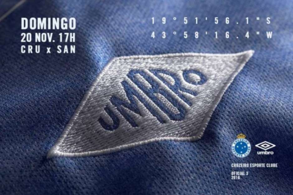 Cruzeiro vai lançar terceira camisa antes da partida contra o Santos