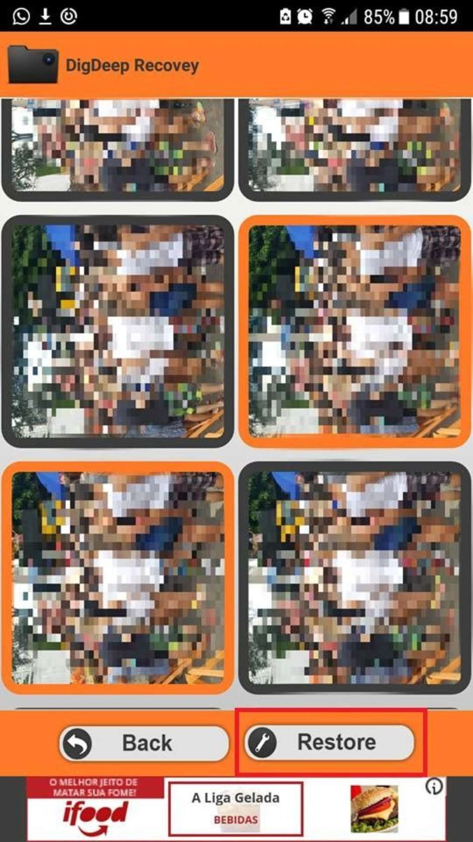 Tem como recuperar fotos apagadas da lixeira do google fotos