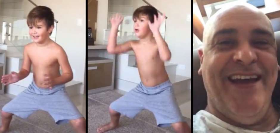Filho de ídolo palmeirense grita nome do Jailson em vídeo 