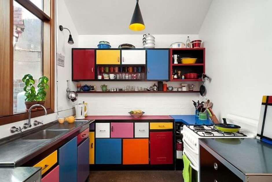 Cores Para Cozinha 35 Ideias Coloridas E Praticas