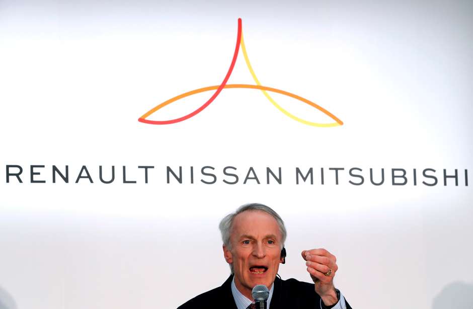 Resultado de imagem para Jean-Dominique Senard, presidente da Renault, em coletiva de imprensa em Yokohama, JapÃ£o 12/03/2019 REUTERS/Kim Kyung-Hoon