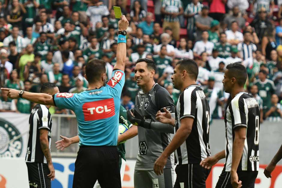 Botafogo 10 x 0 Palmeiras: uma inédita goleada de cartões