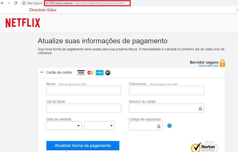 E-mail falso finge cancelamento de conta do Netflix para roubar