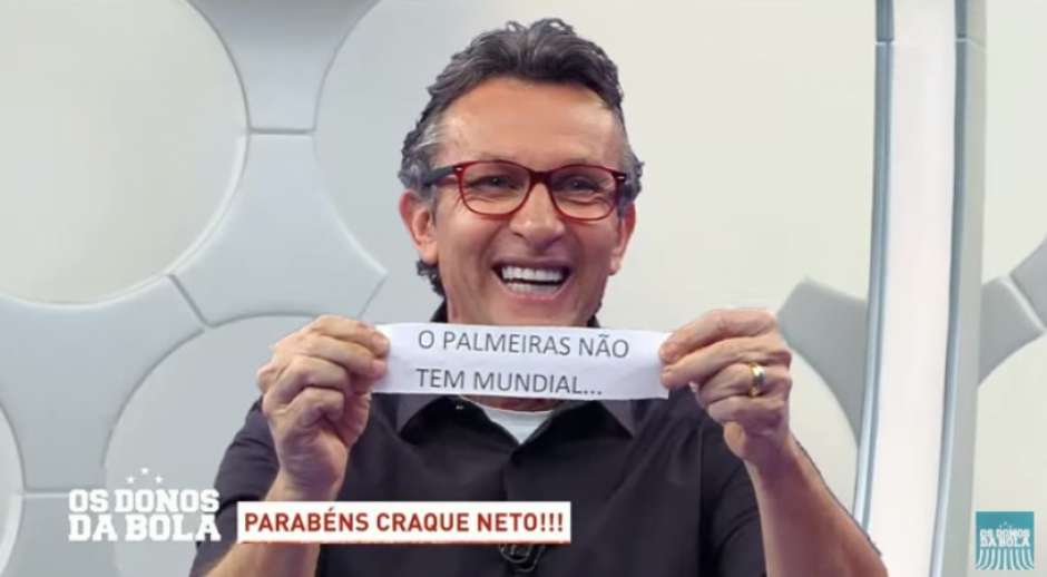 Neto zomba novamente do Palmeiras e comemora gol do Flamengo; confira