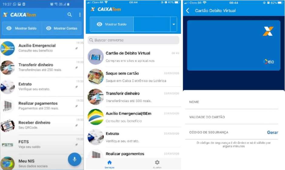 Como usar o cartão de débito virtual do Caixa Tem para fazer compras