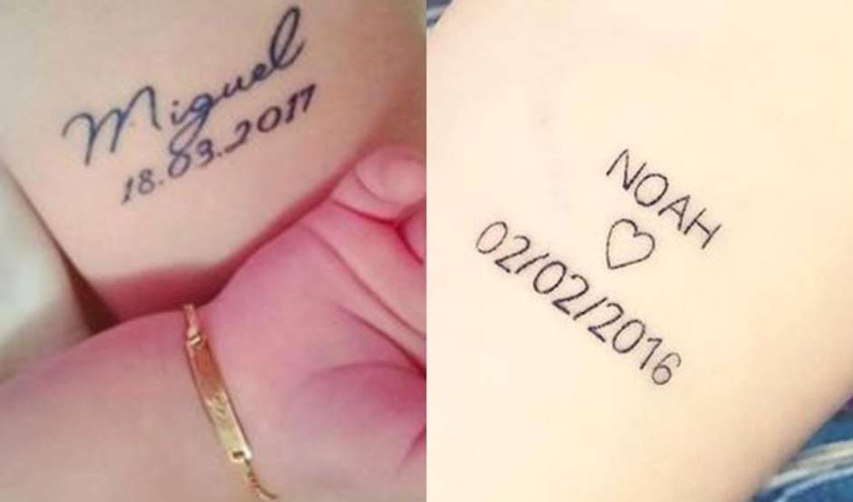 Tatuagem com o nome do filho: 18 ideias incríveis para se inspirar