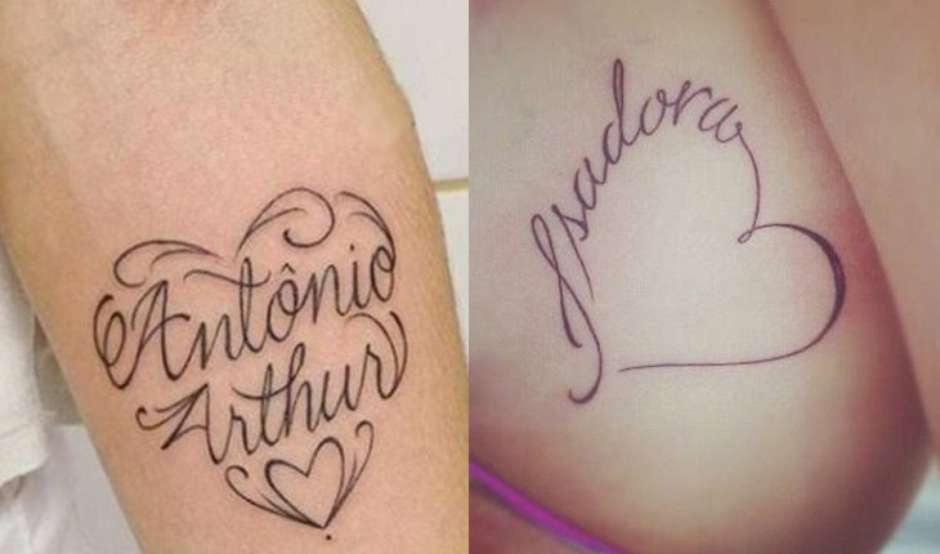 Tatuagem com o nome do filho: 18 ideias incríveis para se inspirar