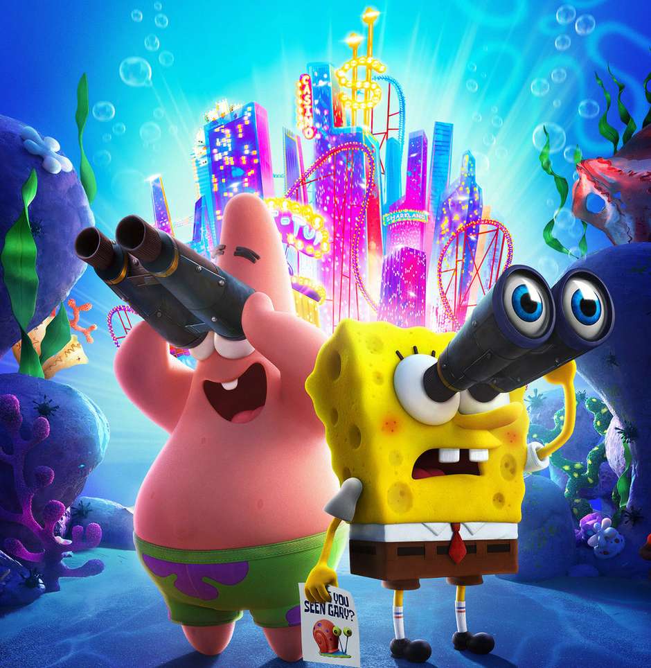 Trailer dublado revela data de estreia do novo filme de Bob Esponja