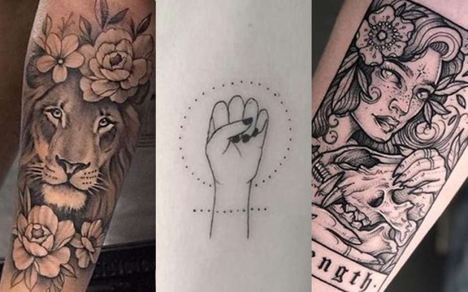 Qual tatuagem significa mulher forte?