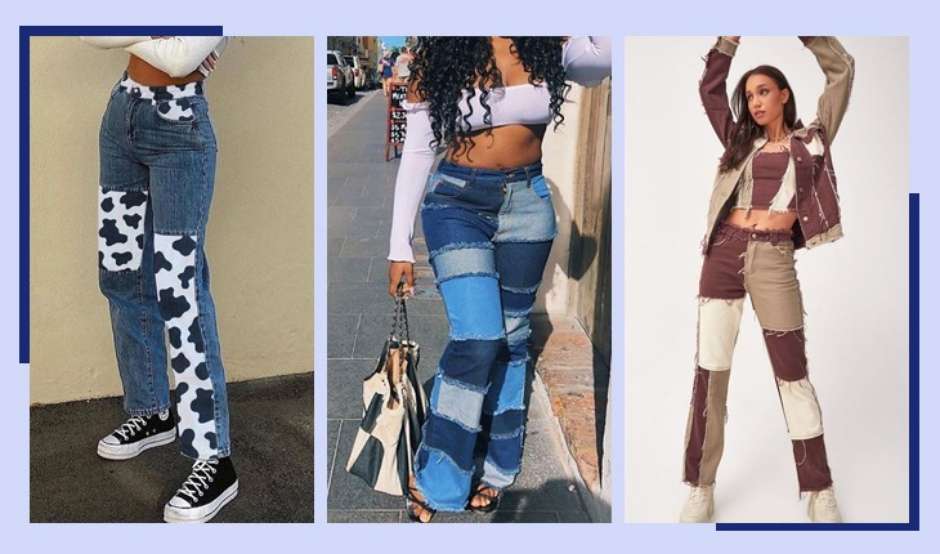 Foto: Durante a Semana de Moda de Nova York, foi possível ver a tendência  patchwork nas jaquetas jeans - Purepeople