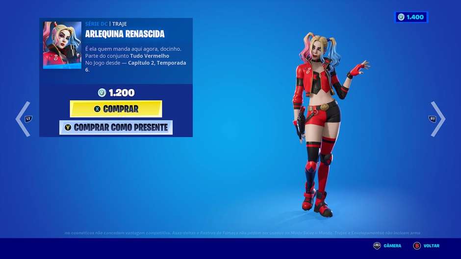 Fortnite: skin da Arlequina é anunciada; veja como obter