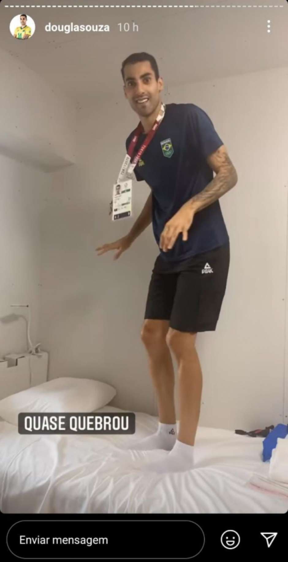 Com 2 milhões de seguidores, atleta Douglas Souza faz sucesso no Instagram