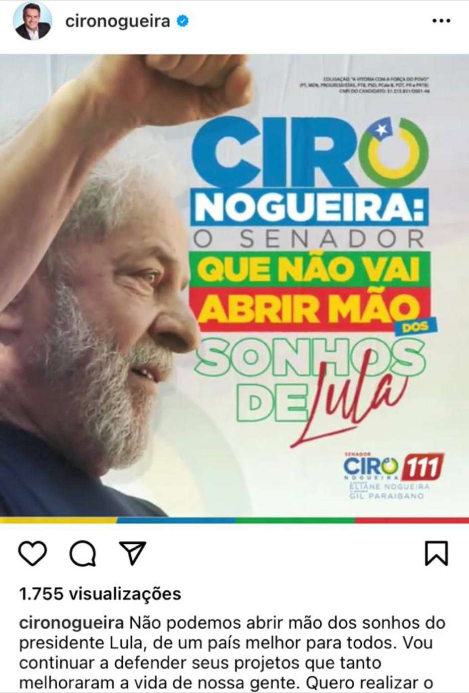 Antes da Casa Civil de Bolsonaro Ciro Nogueira queria realizar os