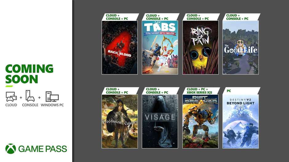 Confira os jogos do Game Pass de outubro