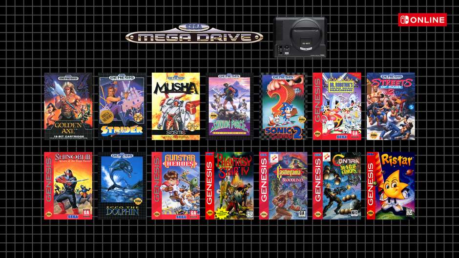 Novos jogos de SEGA Mega Drive são adicionados ao Nintendo Switch