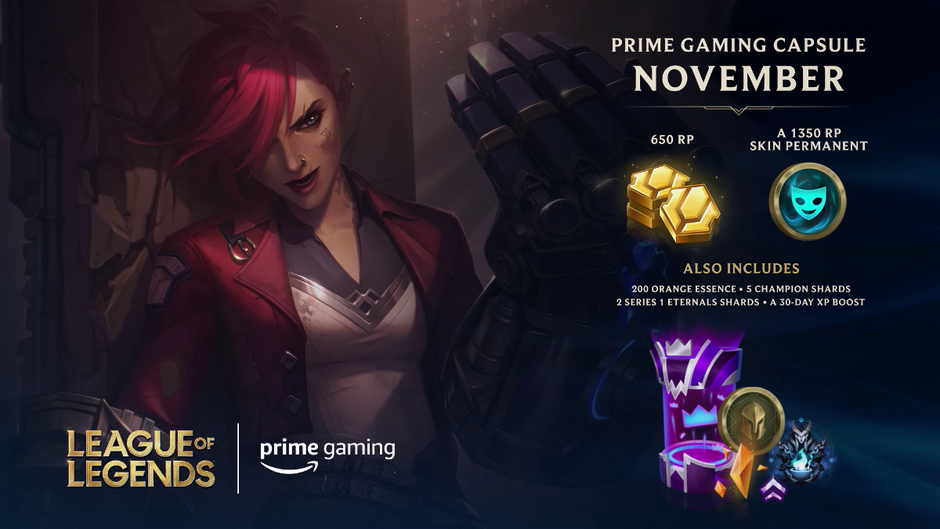 Prime Gaming anuncia parceria com Riot Games