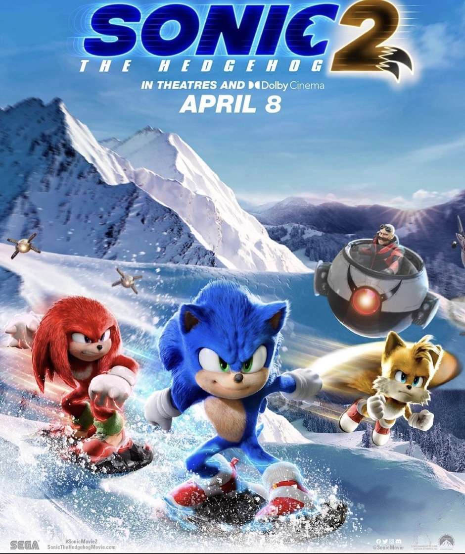 Veja pôster oficial de Sonic 2: O Filme, Notícias
