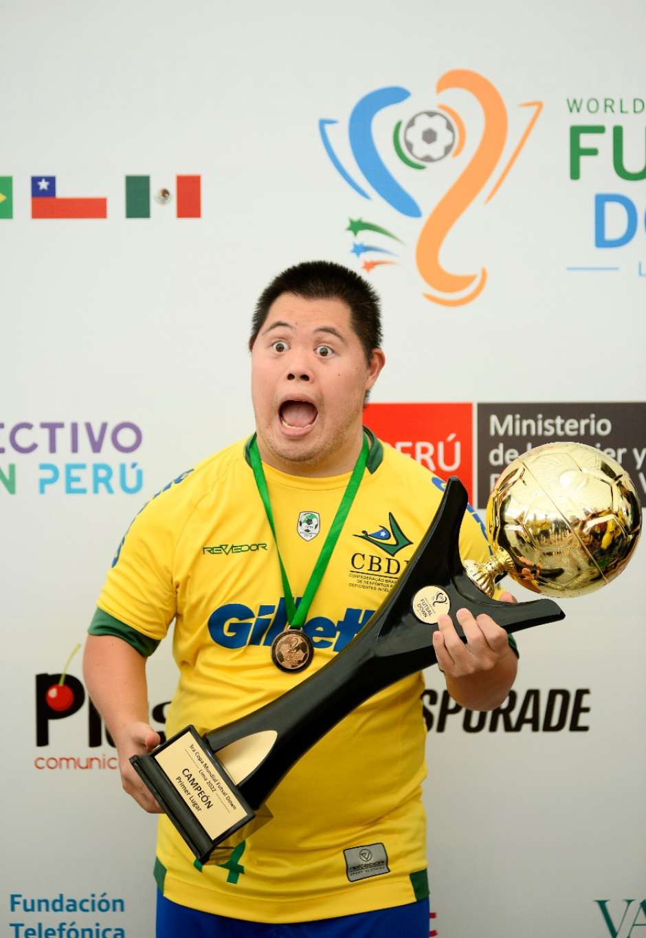 O melhor jogador de futsal down no mundo é brasileiro