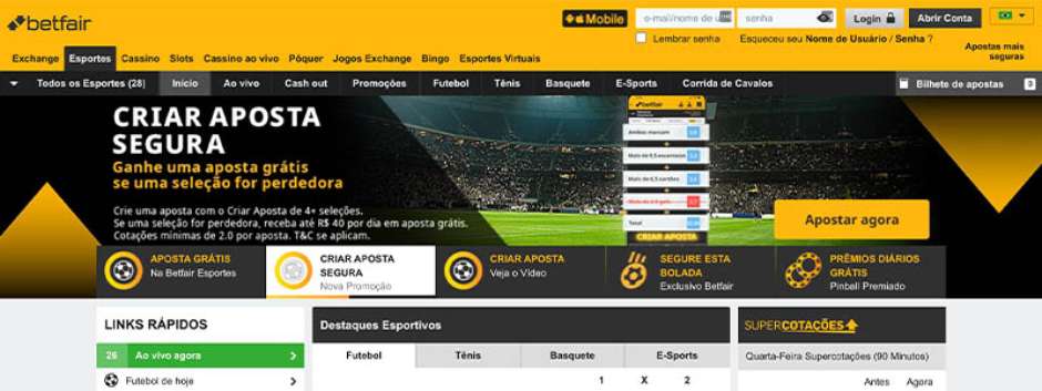 Os melhores sites de apostas esportivas online no Brasil