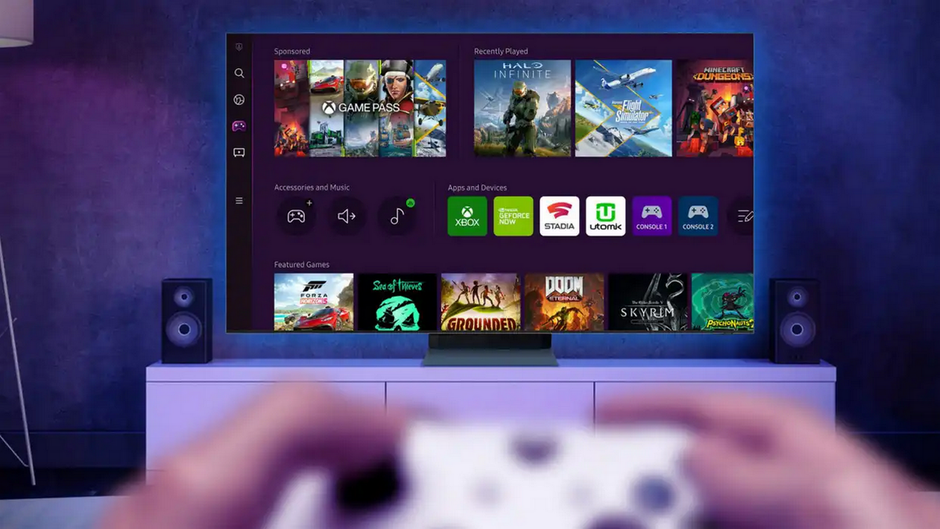 Usar controles de toque do Xbox com jogos na nuvem ou jogos remotos