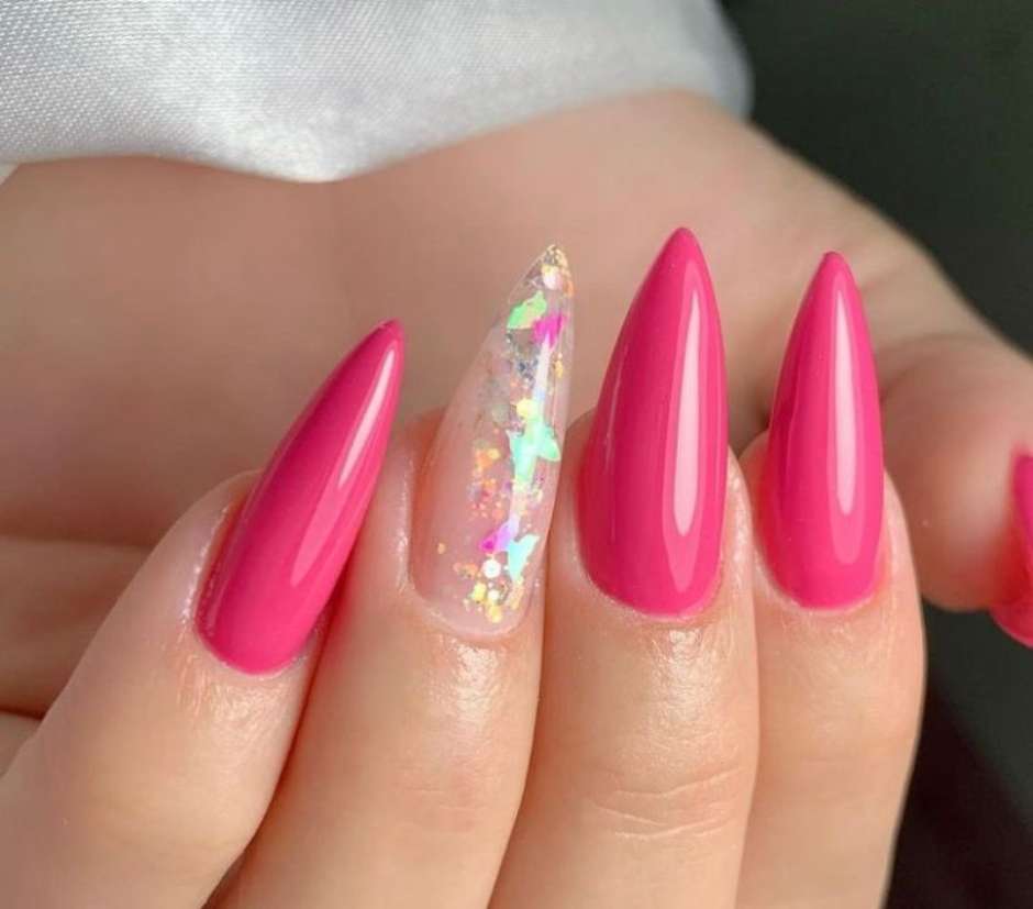 Descobrir 60 Imagem Unhas De Gel Decoradas Rosa Pink Br Thptnganamst