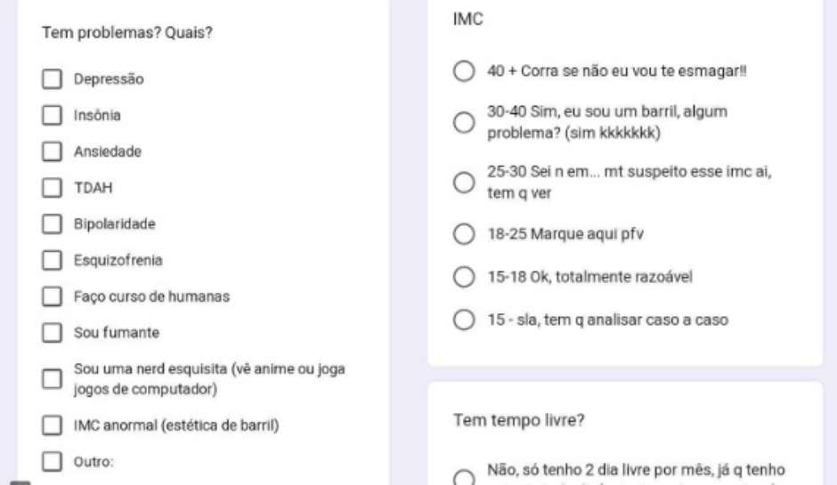 Aluno da FGV cria teste misógino Competição das fêmeas