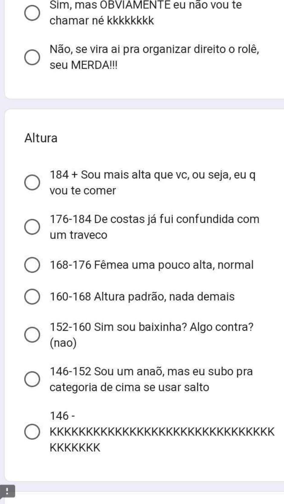 Aluno da FGV cria teste misógino Competição das fêmeas