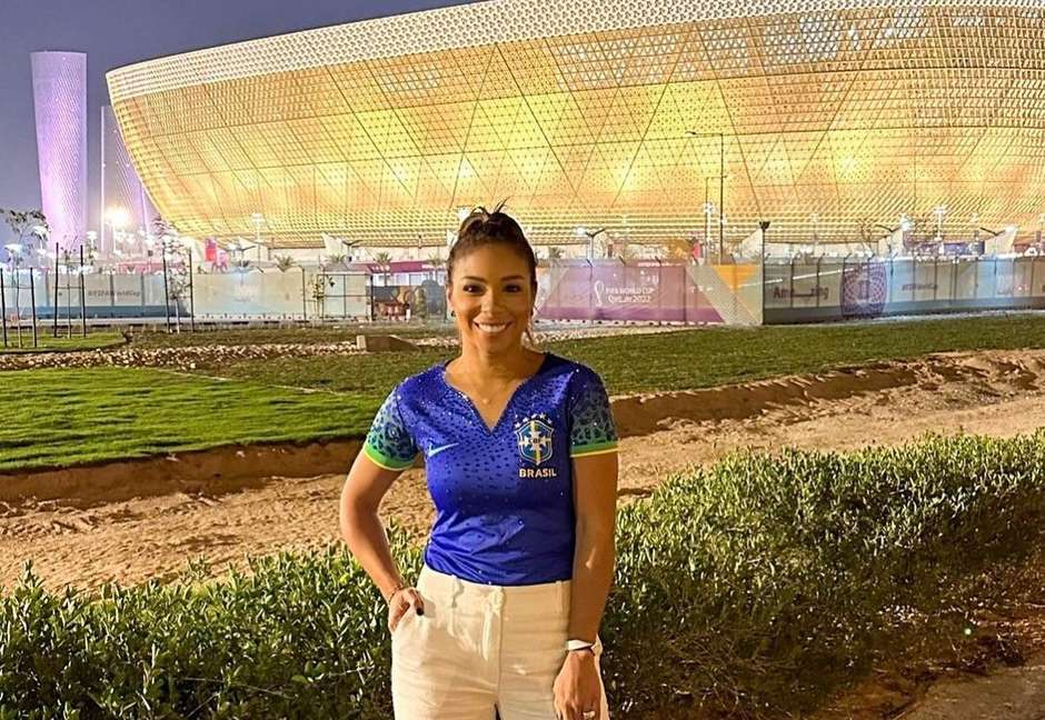 Catar coquinho! Mulher de Thiago Silva se irrita após ter bandeira do  Brasil confiscada: 'Se não tiver perrengue, não sou eu' - Vipei