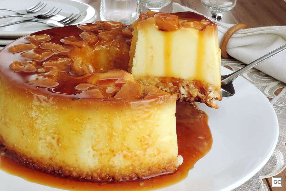 Boa Cozinha - O pudim é a sobremesa mais amada pelos brasileiros. Prepare  essa deliciosa receita para o fim de semana, de forma rápida e simples. <3  Ingredientes Massa: 1 lata de