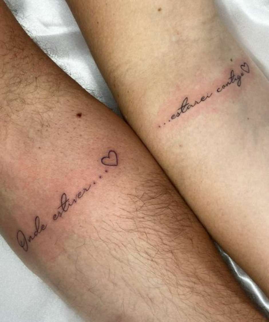 Ideias de tatuagens para casal