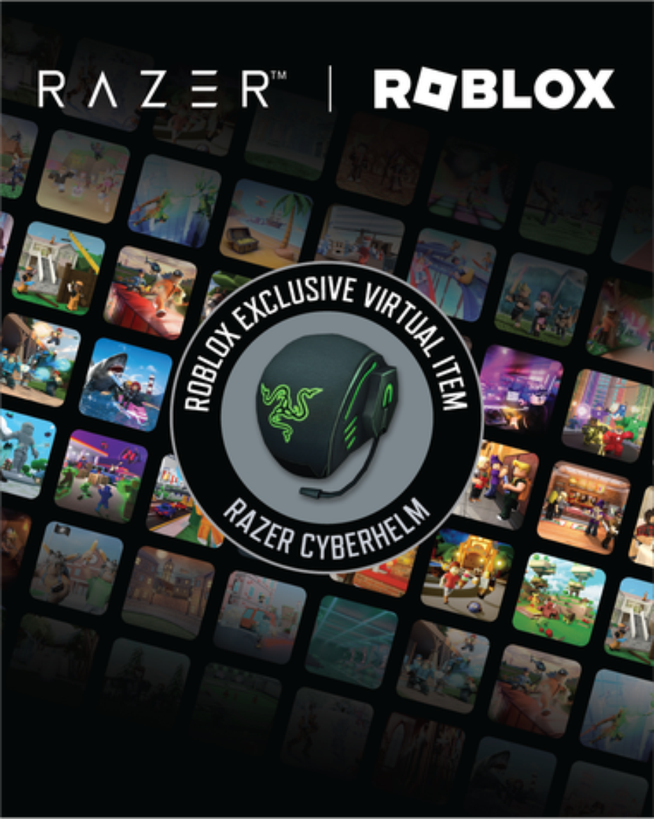 Razer e Roblox lançam periféricos personalizados com brindes virtuais